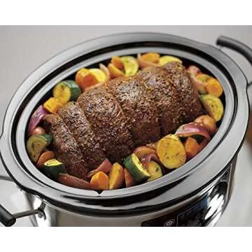 Hamilton Beach 5 Quart Programmable Slow Cooker: Effortless Cooking