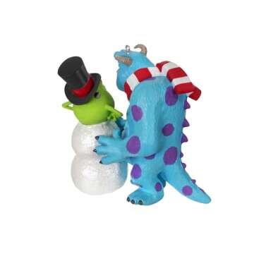 Hallmark Keepsake Christmas Ornament 2024, Disney/Pixar Monsters, Inc. Sulley Builds a Snow-Mike, Gi...