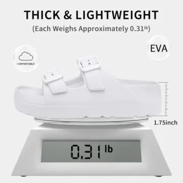 Stylish Women Double Buckles Adjustable Platform Sandals