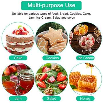 Long Handle Silicone Jar Spatula for Cooking and Baking