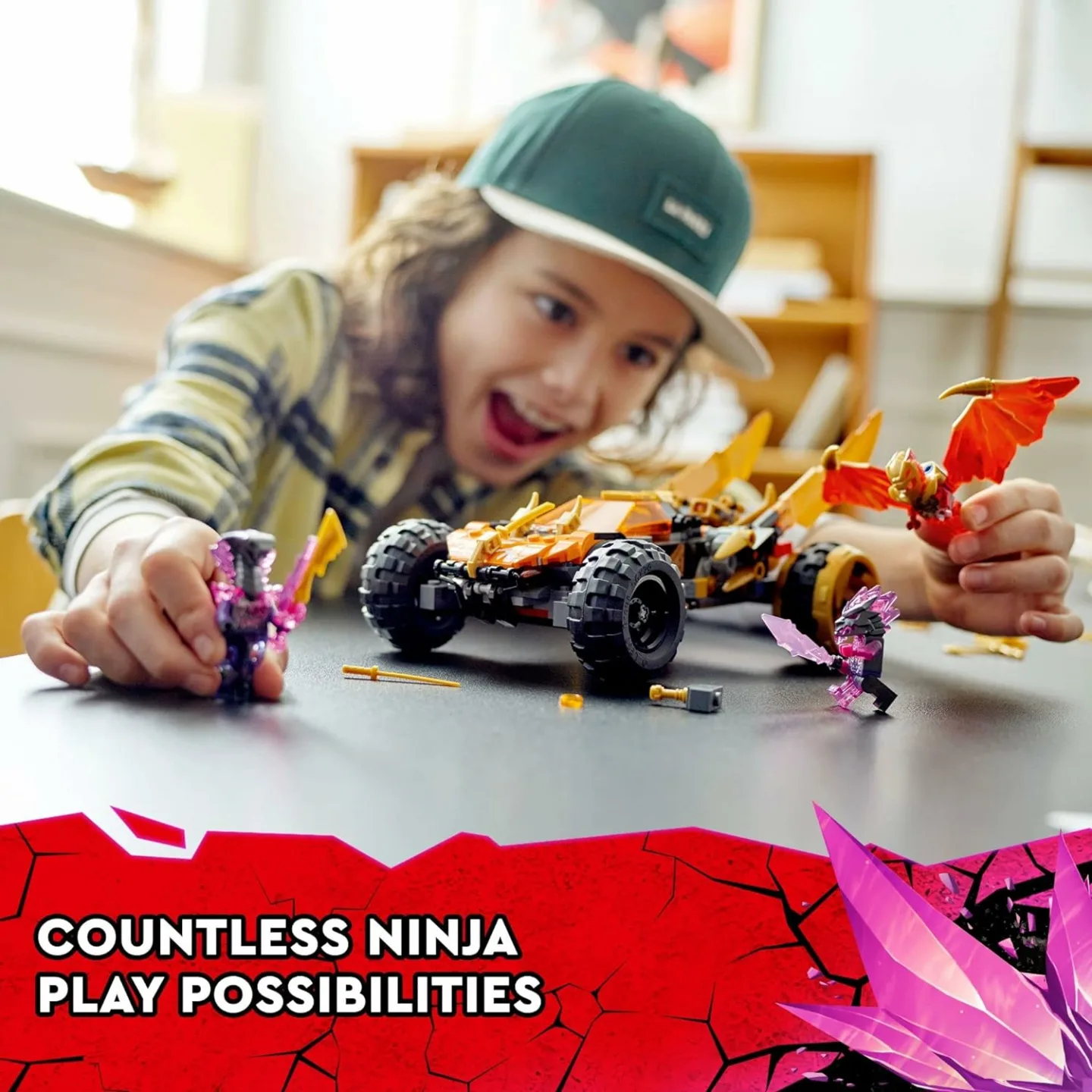 LEGO NINJAGO Cole’s Dragon Cruiser Car Toy for Kids