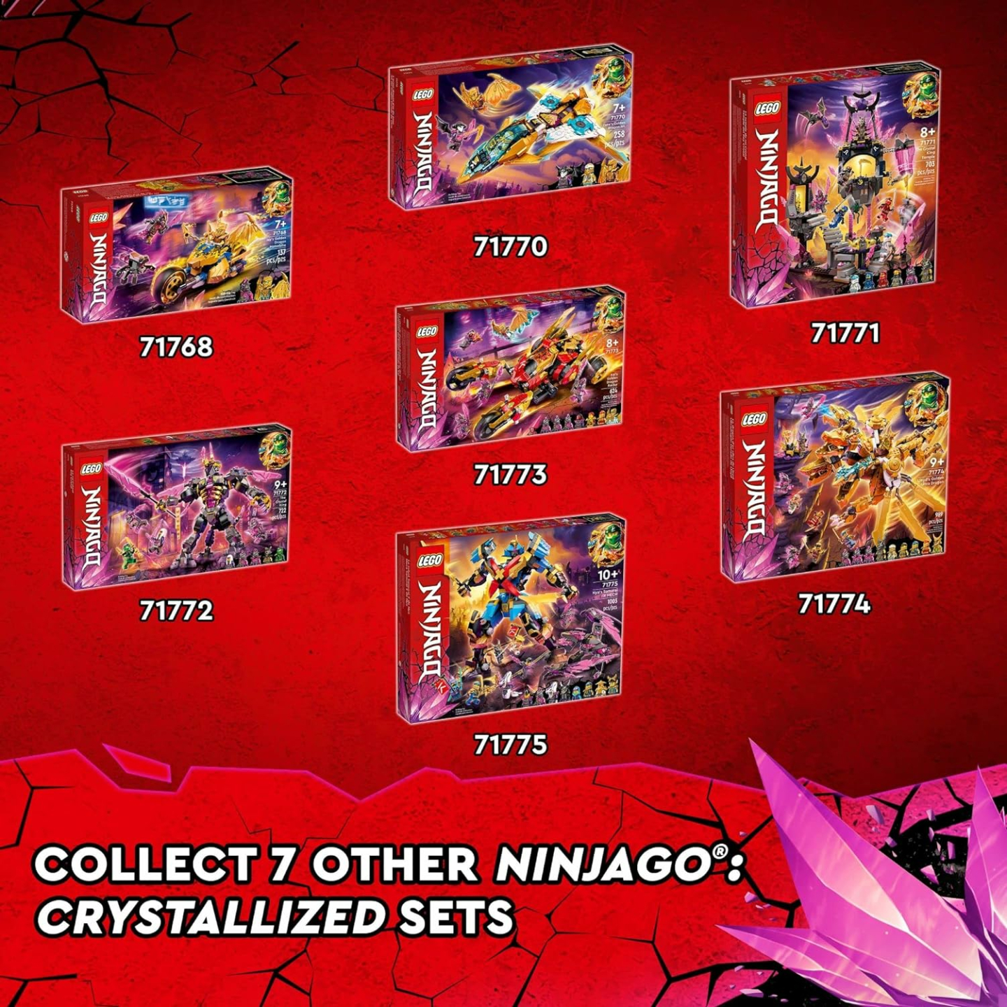 LEGO NINJAGO Cole’s Dragon Cruiser Car Toy for Kids