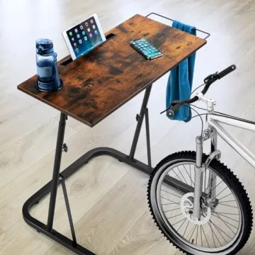 Ikkle Adjustable Bike Trainer Fitness Desk for Treadmill Use