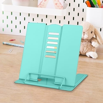 Honagu Small Metal Book Stand – Hands-Free Holder for All Your Reading Needs