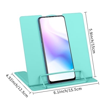 Honagu Small Book Stand for Reading and Cooking Hands-Free