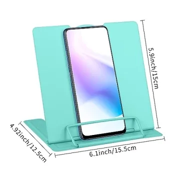 Honagu Small Book Stand for Reading and Cooking Hands-Free