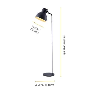 Versanora Aaron Modern Floor Lamp 71 Inch Adjustable Shade