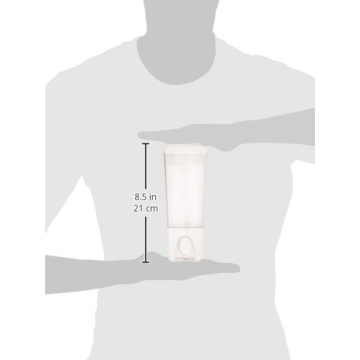 Stylish 3-Chamber Shower Dispenser for Organized Bathrooms