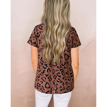 Hibluco Women's Summer Floral Print Tunic Blouse