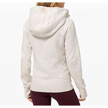 lululemon Scuba Hoodie in Heathered Ivory Grey