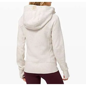 lululemon Scuba Hoodie in Heathered Ivory Grey