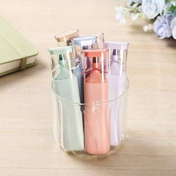 Mr. Pen- Highlighters Pastel Assorted Colors for Books, 6 Pack, Morandi Colors, Chisel Tip