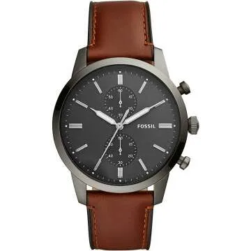 Fossil Men's Townsman Stainless Steel & Leather Watch