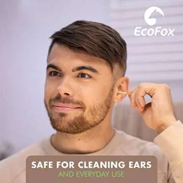 Eco-Friendly Bamboo Cotton Swabs - Biodegradable & Durable