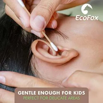 Eco-Friendly Bamboo Cotton Swabs - Biodegradable & Durable