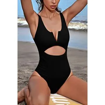 Meyeeka Stylish One Piece Swimsuit for Women