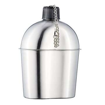 DARTMOOR Stainless Steel Military Canteen with Cup