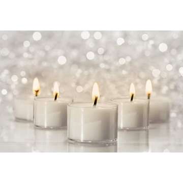 Ner Mitzvah 8 Hour Long Burning Tealight Candles