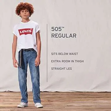 Levi's Boys' Regular Fit Jeans/Closeout
