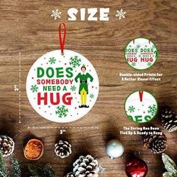 Elf Ornaments & Towels Set for Holiday Cheer