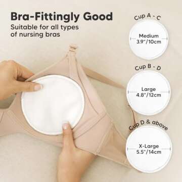 Reusable Nursing Pads Set - 14-Pack Eco-Friendly Comfort