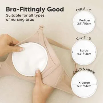 Reusable Nursing Pads Set - 14-Pack Eco-Friendly Comfort