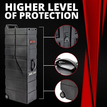 ENKI Double Electric Guitar Hard Case for Reliable Travel