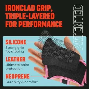 MAVA Open Gym Gloves for Women & Men | Padded Weight Lifting with Wrist Support for Comfort, Protection | Strong-Grip Fingerless Workout | Multi-Use, Anti-Sweat Gym Accessories (Pink S)