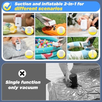 Saker Vacuum Storage Bags Set with Electric Pump for Travel