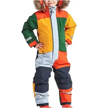 BOXIACEY Kids Waterproof Snowsuit for Winter Adventures