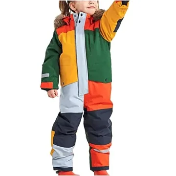 BOXIACEY Kids Waterproof Snowsuit for Winter Adventures