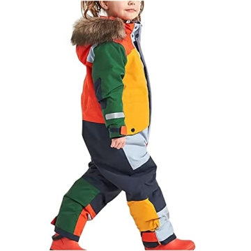 BOXIACEY Kids Waterproof Snowsuit for Winter Adventures
