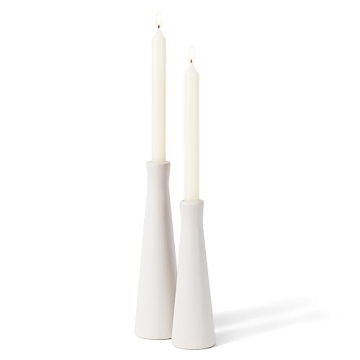 Elegant White Ceramic Candle Holders for All Occasions