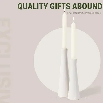 Elegant White Ceramic Candle Holders for All Occasions