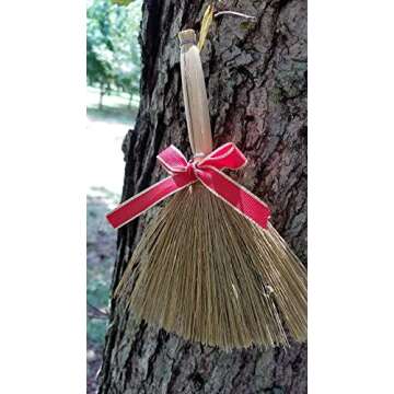 Natural Craft Brooms - Eco-Friendly Set of 3 for Display