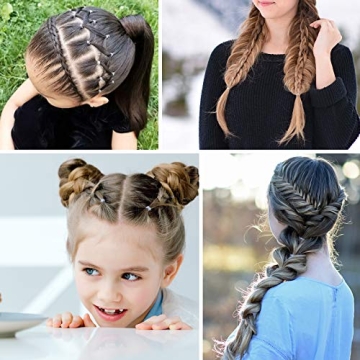 EAONE Clear Elastic Hair Bands No Damage 1500pcs