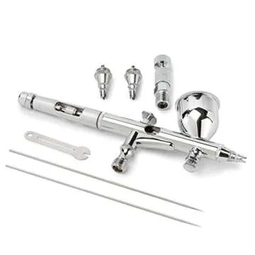 PointZero Precision 9cc Airbrush Set MAC Valve Crenelated (.2mm .3mm .5mm)