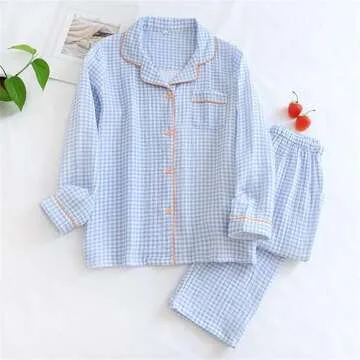 Shanghai Story Couple's Stylish Cotton Pajama Set