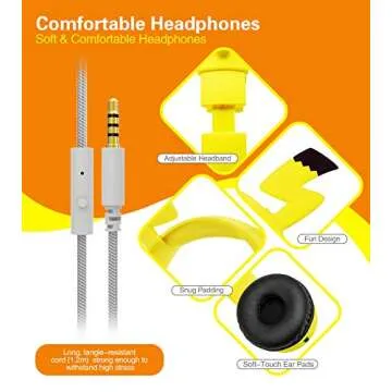 Kids Headphones with VoliBolt Ears for Safe Sharing