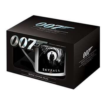 James Bond (Skyfall 11 oz Bone China Mug, Multi-Colour, 315 ml