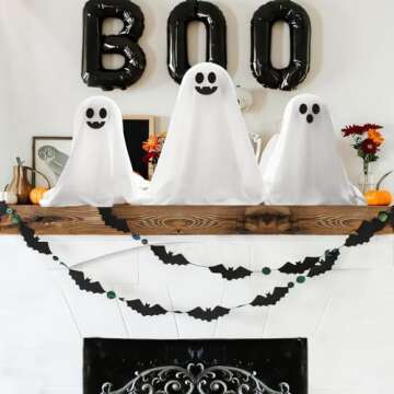 Spooky Ghost Set - 3 DIY Halloween Decor Crafts