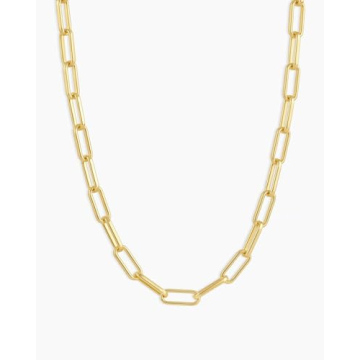 gorjana Women's Parker Necklace - 18k Gold Adjustable Chain
