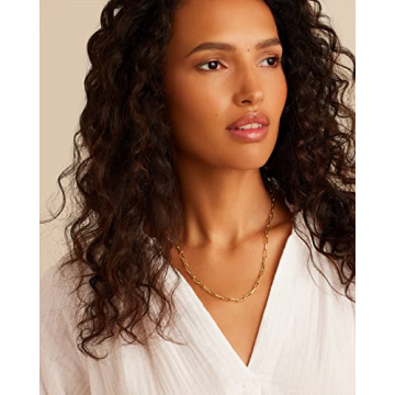 gorjana Women's Parker Necklace - 18k Gold Adjustable Chain