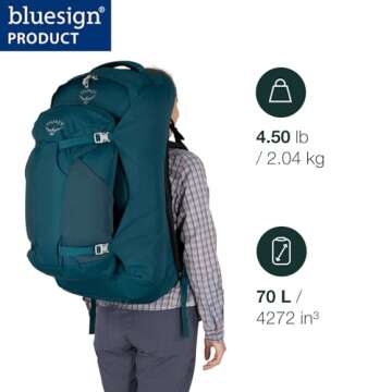 Osprey Fairview 70L Women's Travel Backpack - Versatile Travel Solution