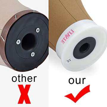 Durable 22 Inch Canvas Wig Head and Stand for Styling