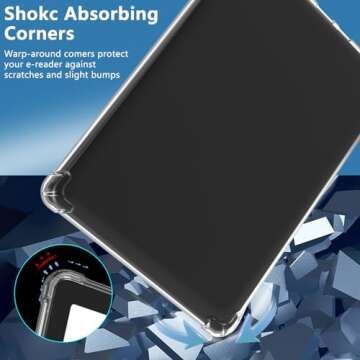 COO Clear Case for Kindle Paperwhite 2021 - Stylish Protection