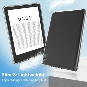 COO Clear Case for Kindle Paperwhite 2021 - Stylish Protection
