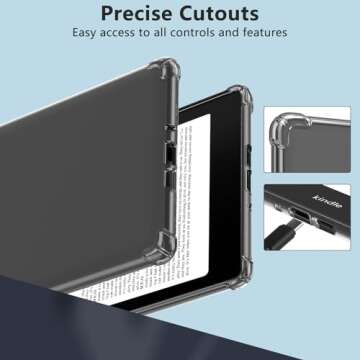 COO Clear Case for Kindle Paperwhite 2021 - Stylish Protection