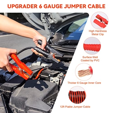 Emergency Car Safety Kit with Air Compressor and First Aid