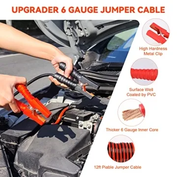 Emergency Car Safety Kit with Air Compressor and First Aid